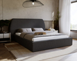 Polsterbett mit Lattenrost 140x200 Blossom - Schwarz