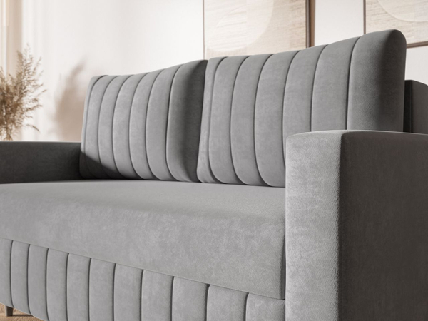 Schlafsofa mit Bettfunktion und Bettkasten Castelo Dunkelblau