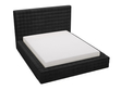 Polsterbett mit Bettkasten und Lattenrost 160x200 Barbados Schwarz