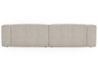 Ecksofa L-Form Rechts Moderne Cord Ecksofa Landi Beige