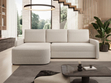 Ecksofa L-Form mit Schlaffunktion und Bettkasten Arvento Beige