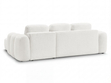 Ecksofa L-Form mit Schlaffunktion und Bettkasten Avelin Rechts Creme