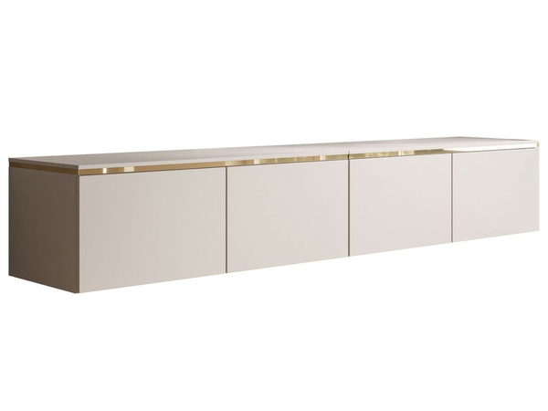 TV-Schrank zum Hängen im Glamour-Stil mit LED-Beleuchtung Celle Kaschmir Matt