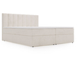 Boxspringbett mit Bettkasten 140x200 Mocca Beige