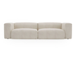Sofa Moderne Cord Sofa für Wohnzimmer Landi Beige