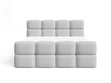 Boxspringbett mit Bettkasten 120x200 Rivon Hellgrau