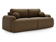 Sofa mit Schlaffunktion und Bettkasten Aurio Braun