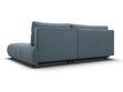 Ecksofa mit Schlaffunktion und Bettkasten Rechts Milet Dunkelblau