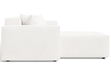 Ecksofa L-Form Links Arizona Creme