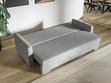 Schlafsofa mit Bettfunktion und Bettkasten Pori Dunkelblau