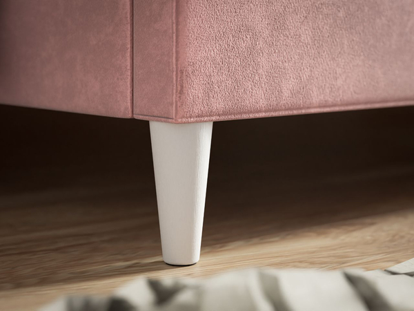 Polsterbett mit Lattenrost 120x200 Fuzi Rosa