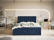 Boxspringbett mit Bettkasten 140x200 Denza Dunkelblau