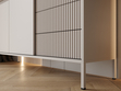 Kommode mit Türen und Schubladen 153 cm Sorano Beige