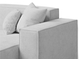 Ecksofa L-Form Rechts Arizona Grau