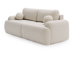 Sofa mit Schlaffunktion und Bettkasten Aurio Weiß