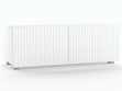 TV-Lowboard mit Türen 100 cm Kioto Weiß matt