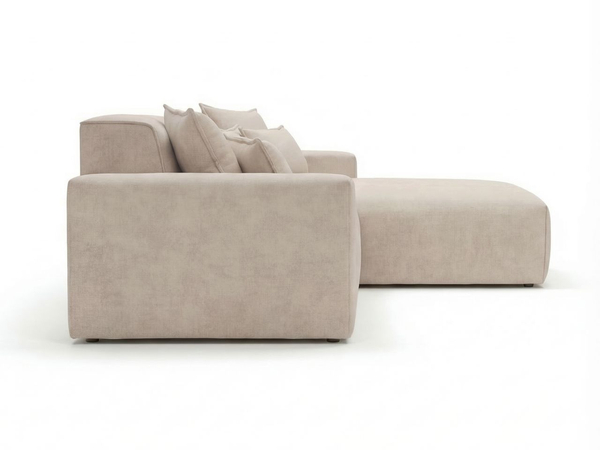 Ecksofa L-Form Rechts Moderne Ecksofa Leni Beige
