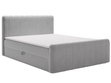 Boxspringbett mit Bettkasten 140x200 Osteno Grau
