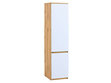 Kleiderschrank mit Drehtüren 45 Arcadia Eiche Wotan, Weiß 