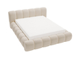 Polsterbett mit Bettkasten und Lattenrost 160x200 Doria Beige
