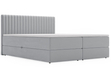 Boxspringbett mit Bettkasten 140x200 Marbella Hellgrau