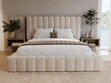 Polsterbett mit Bettkasten und Lattenrost 120x200 Rotto Beige
