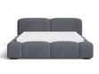 Polsterbett mit Bettkasten und Lattenrost 160x200 Aubi Dunkelgrau