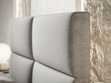 Boxspringbett mit Bettkasten 160x200 Hera Dunkelgrau