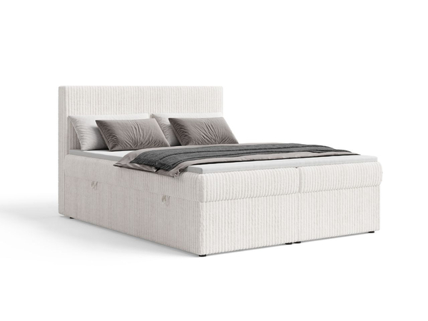 Boxspringbett mit Bettkasten 140X200 Brisa Creme