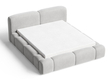 Polsterbett mit Bettkasten und Lattenrost 120x200 Aubi Grau