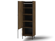 Kleiderschrank 59 cm Pascale Nussbaum Warmia, Schwarz