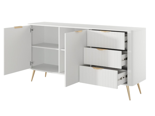 Wohnzimmer-Set Latina Weiß