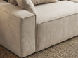 Schlafsofa mit Bettfunktion und Bettkasten Sivra Beige