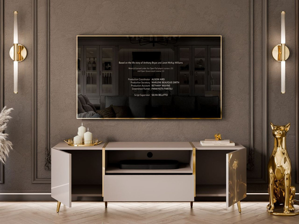 Wohnzimmer-Set im Glamour-Stil Lunelie Kaschmir