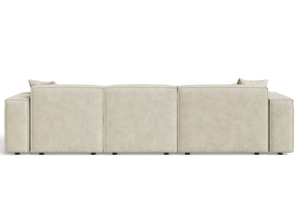 Ecksofa L-Form Links Arizona Beige