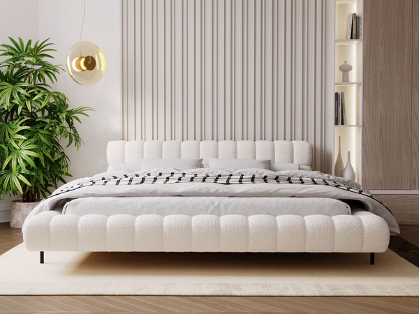 Polsterbett mit Lattenrost 180x200 Imagine Beige