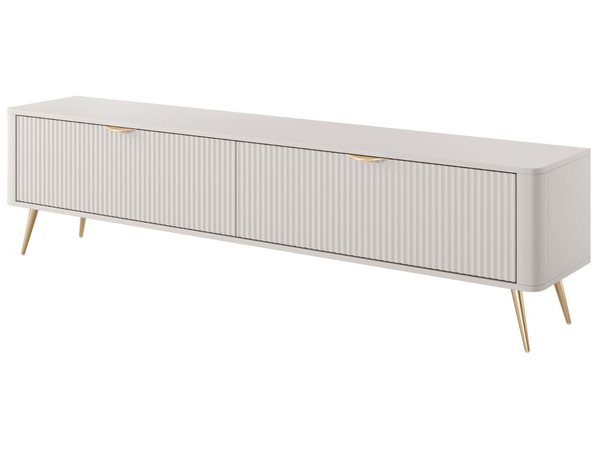 TV-Lowboard mit Türen 200 cm Latina Beige