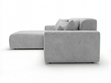 Ecksofa L-Form Links Nork Grau