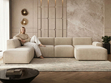 Wohnlandschaft Links Belluno Beige