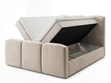 Boxspringbett mit Bettkasten 180x200 Campi Beige