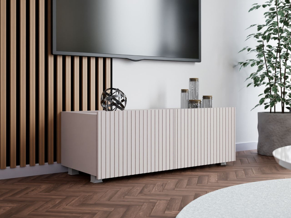 TV-Lowboard mit Türen 100 cm Kioto Cashmere