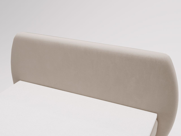 Boxspringbett mit Bettkasten 140x200 Bogota Beige