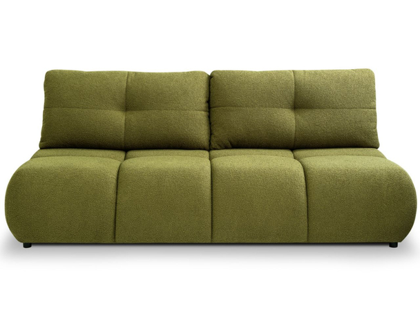 Schlafsofa mit Bettfunktion und Bettkasten Milet Grün