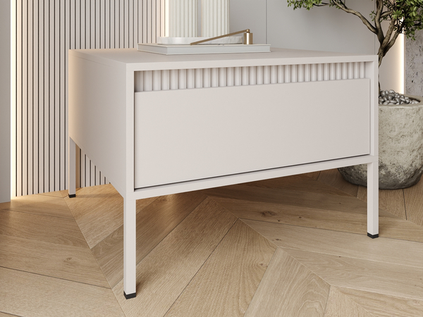 Couchtisch mit Stauraum Sorano Beige