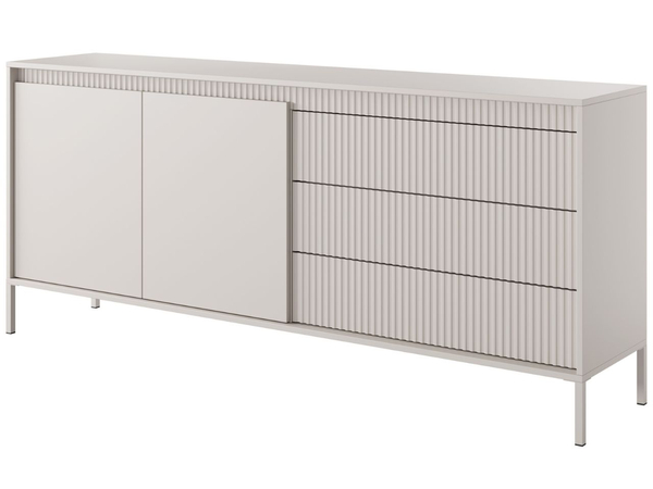 Kommode mit Türen und Schubladen 187 cm Sorano Beige