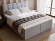 Boxspringbett mit Bettkasten 180x200 Maison Grau