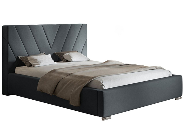 Polsterbett mit Bettkasten und Lattenrost 180x200 Tivoli Dunkelgrau