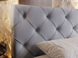 Polsterbett mit Bettkasten und Lattenrost 140x200 Milano Grau