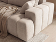 Ecksofa L-Form Links mit Schlaffunktion und Bettkasten Caleo Beige