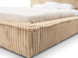 Polsterbett mit Bettkasten und Lattenrost 160x200 Lago Beige